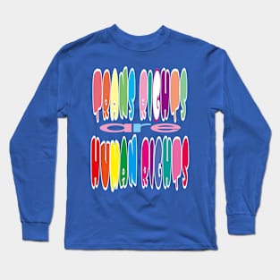 Trans Rights Are Human Rights Long Sleeve T-Shirt